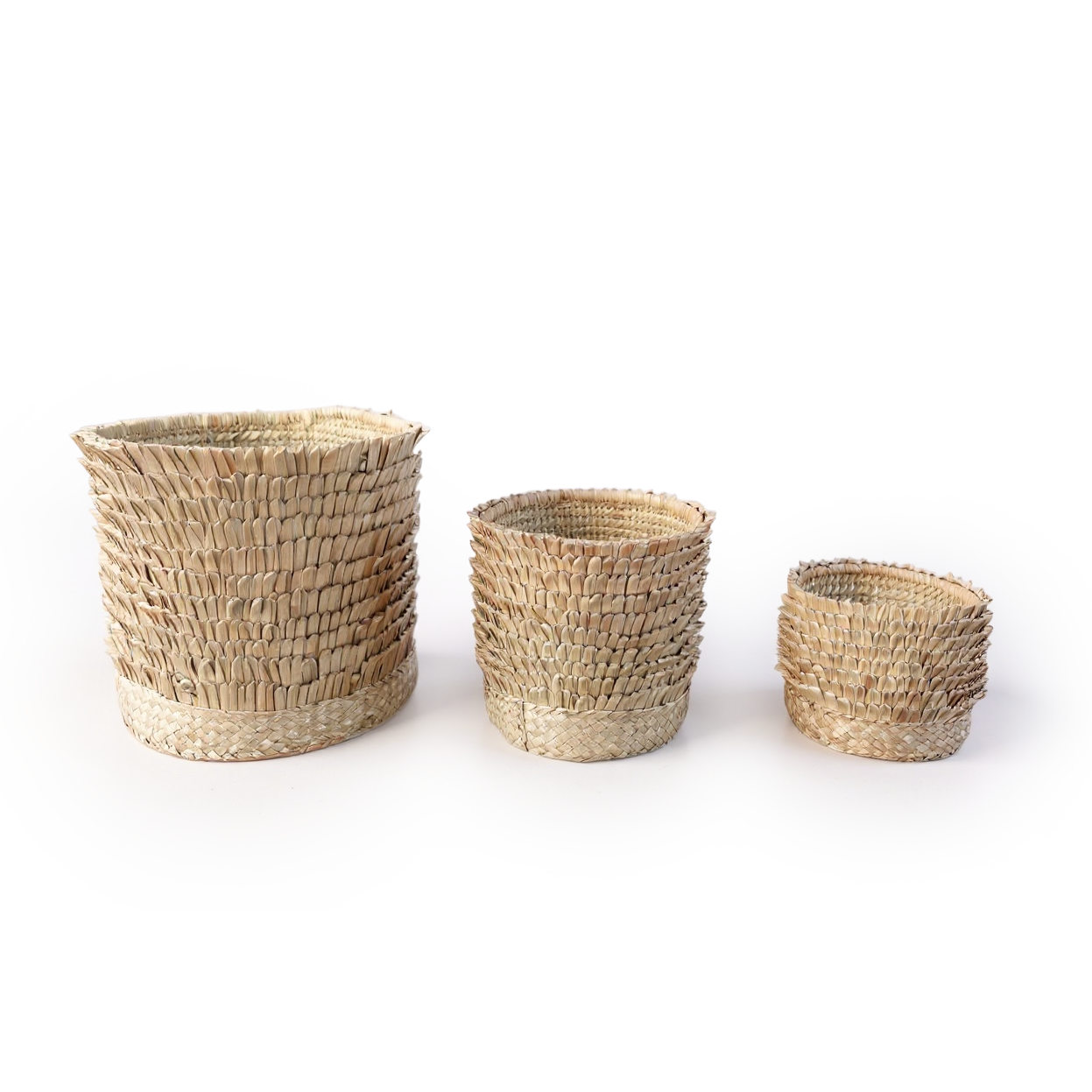 Malawi Furniture Accessory Porcupine Basket set of 3