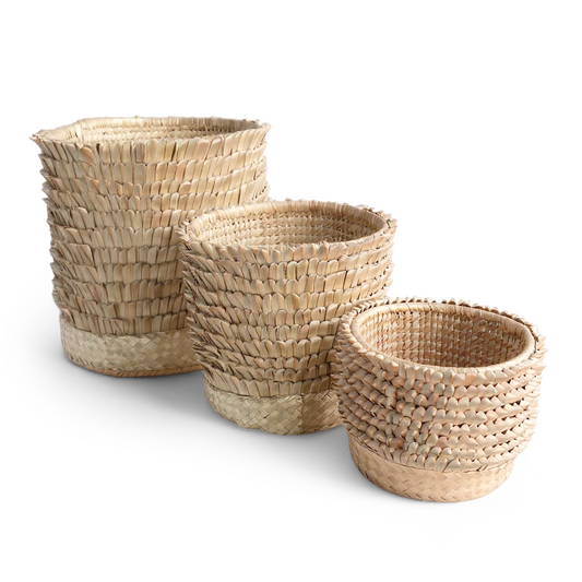 Malawi Furniture Accessory Porcupine Basket set of 3