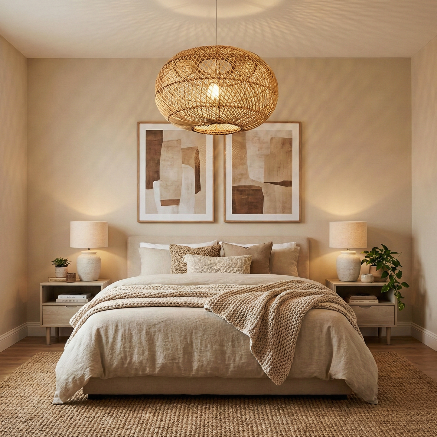 Pumpkin Pendant Lampshade (X-Weave)