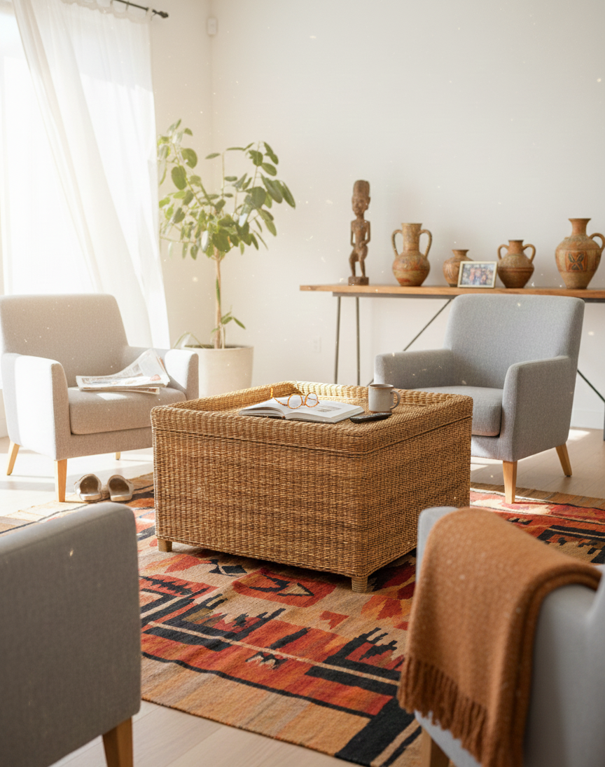 BOX Coffee Table (with Raised Rim)