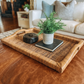 Coffee or Tea Serving Tray - Hand Woven