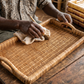 Coffee or Tea Serving Tray - Hand Woven