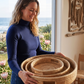 Round Cane Trays