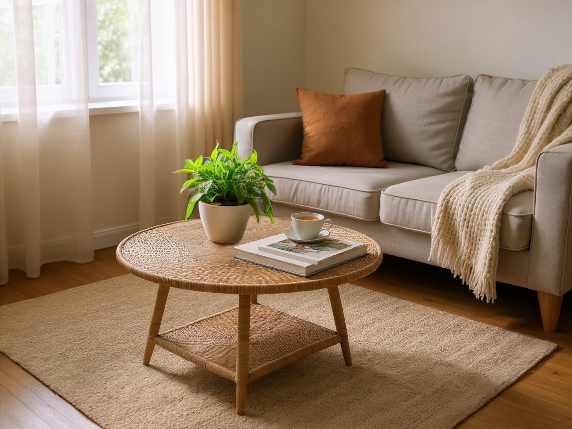 Malawi Furniture - Round Top Coffee Table