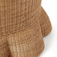 Malawi Furniture - Scallop Coffee Table Close Up With White background