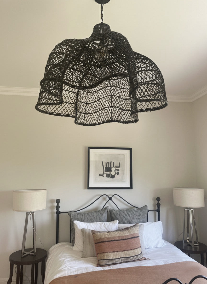 Malawi_Furniture_-_Scalloped_Lampshades_-_Black