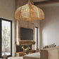 Scalloped Pendant Lampshade In Lounge