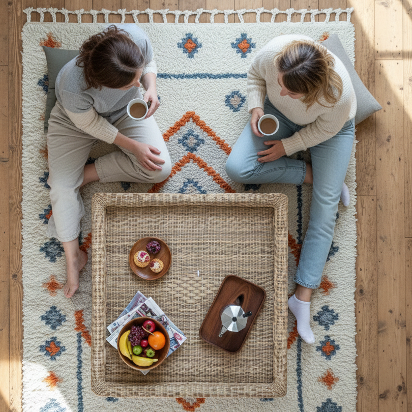 BOX Coffee Table (with Raised Rim)
