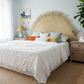 Sun Circle Cane Headboard
