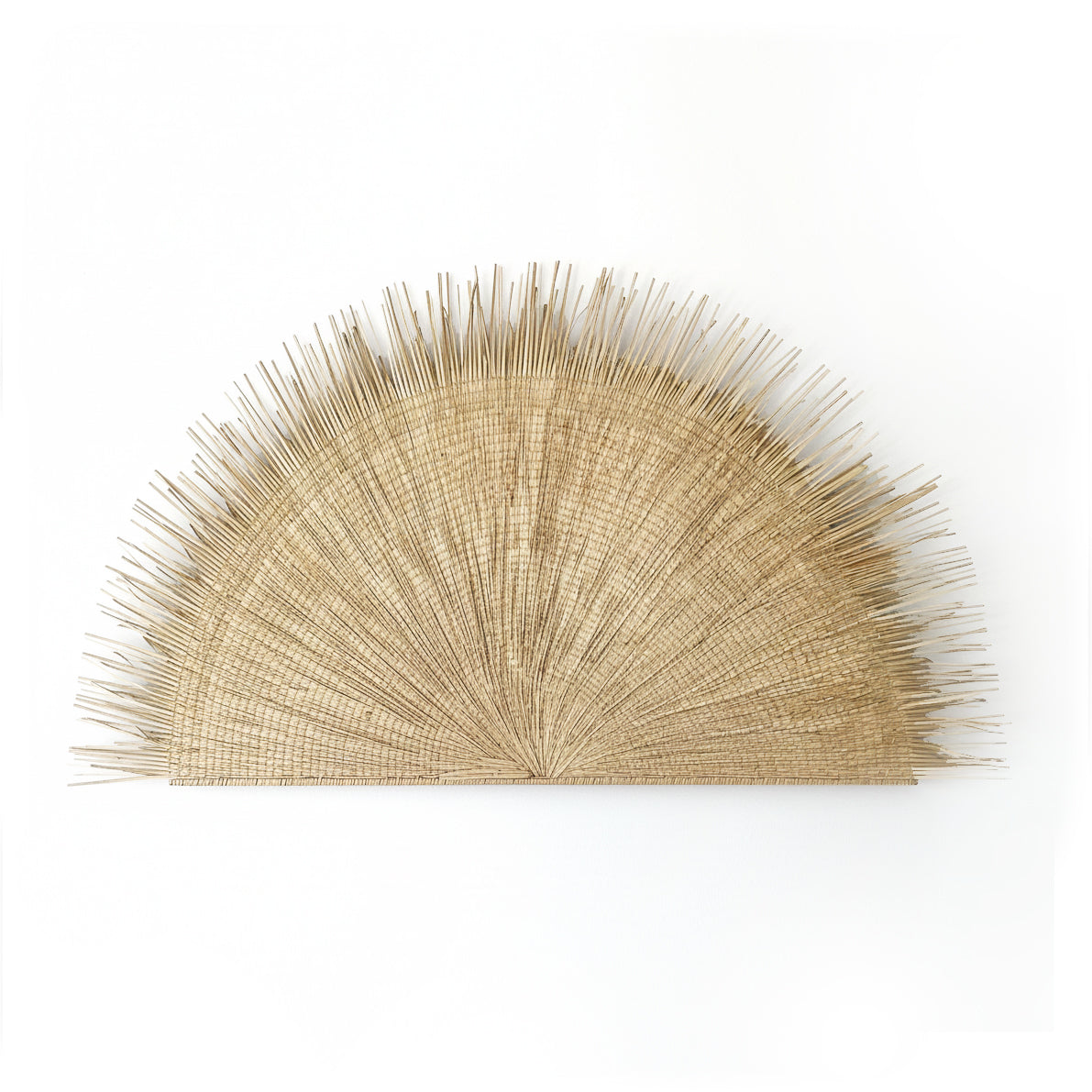 Sun Circle Cane Headboard