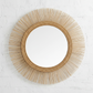Malawi Furniture - Sun Circle Mirror - White Washed Wall