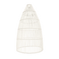 Malawi Furniture - Tall Beehive Pendent - White