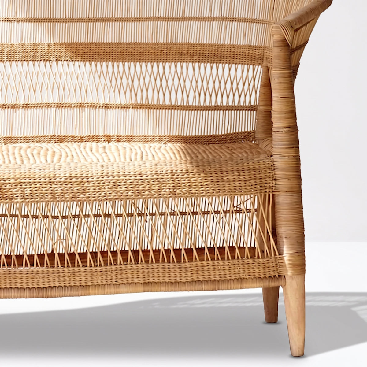 Malawi Furniture - Traditional 3 Seater Couch Chair - Close Up