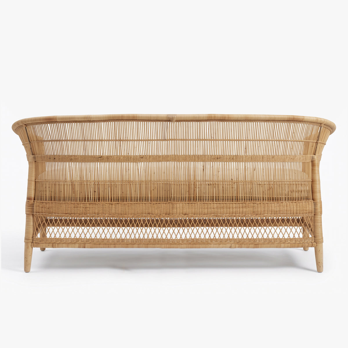 Malawi Furniture - Traditional 3 Seater Couch Chair - Reverse View