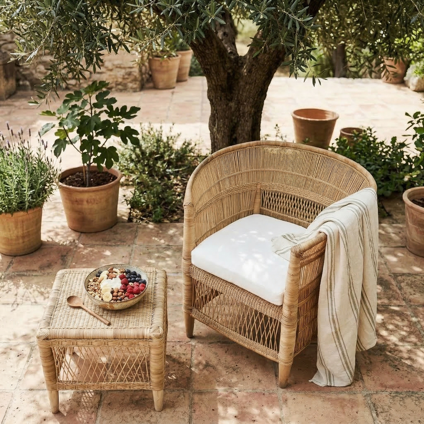 Traditional Malawi Cane Chair