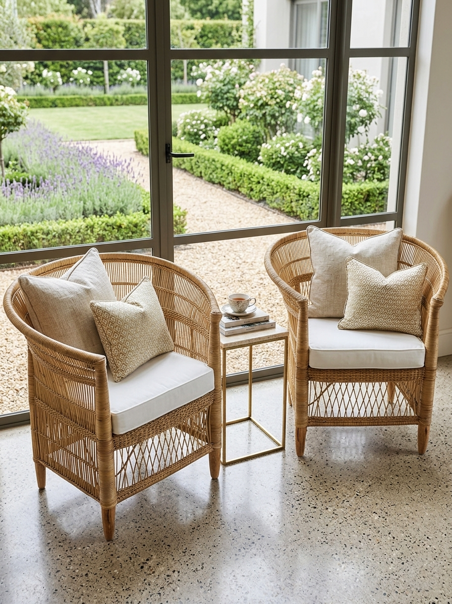 Traditional Malawi Cane Chair