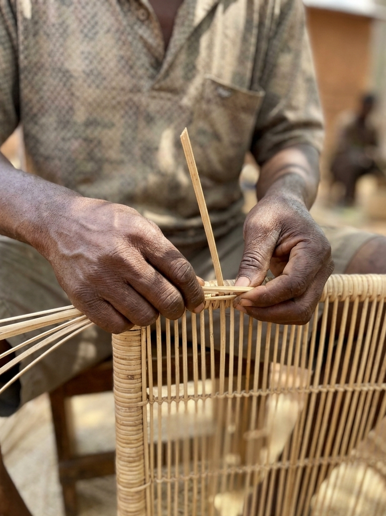 Traditional Malawi Cane Chair