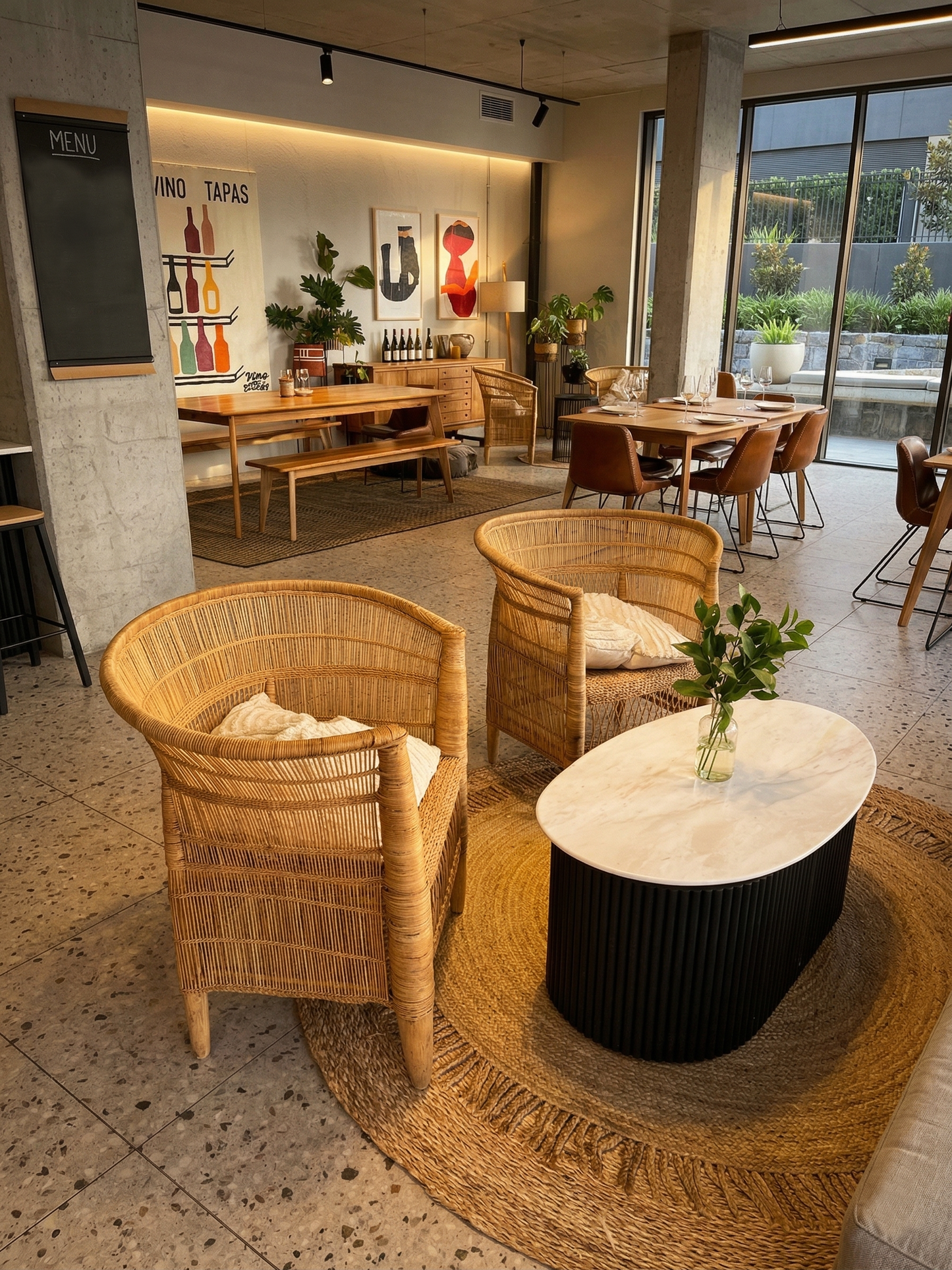 Traditional Malawi Cane Chair