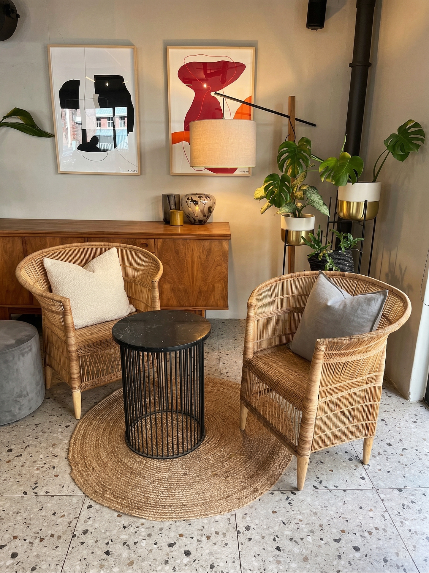 Traditional Malawi Cane Chair