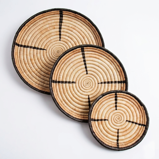 Malawi Furniture - Decorative Cane Trays - 3 sizes