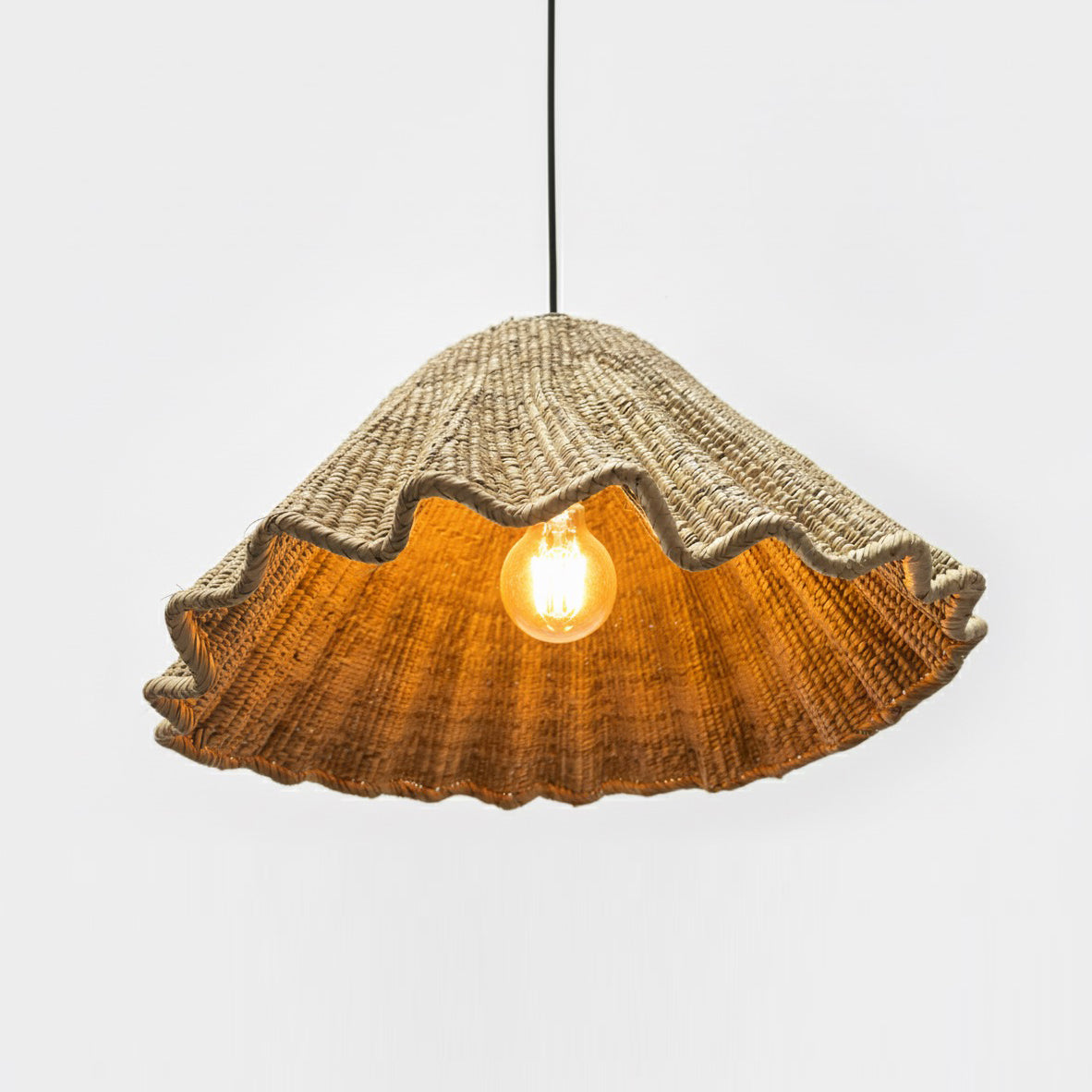 Malawi Furniture - Wonky lampshade - with bulb