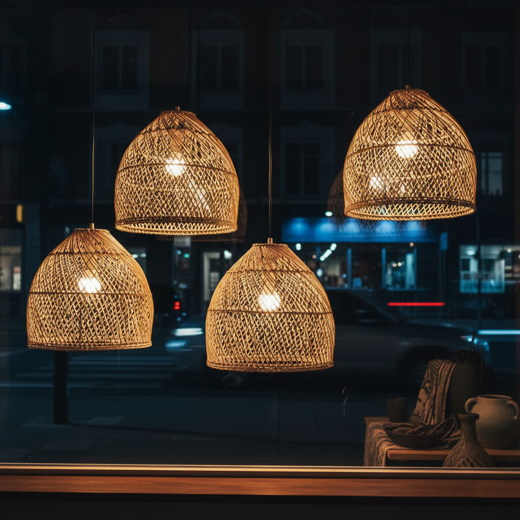 Beehive Pendant Lampshade (X-Weave)