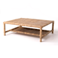 Occasional Coffee Table with shelf