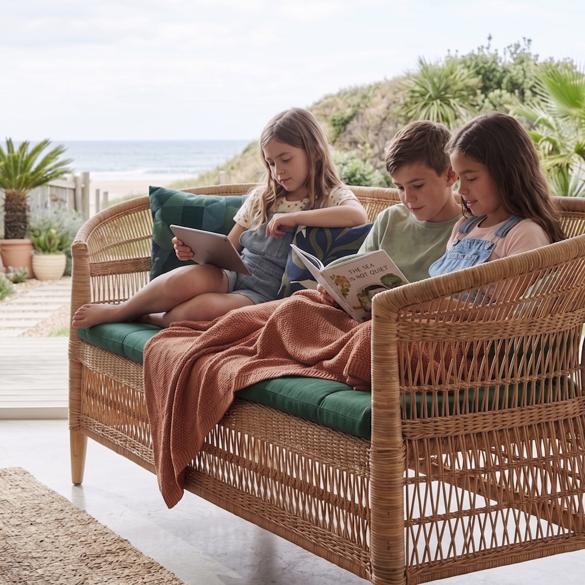 Traditional 3 Seater Malawi Couch Chair