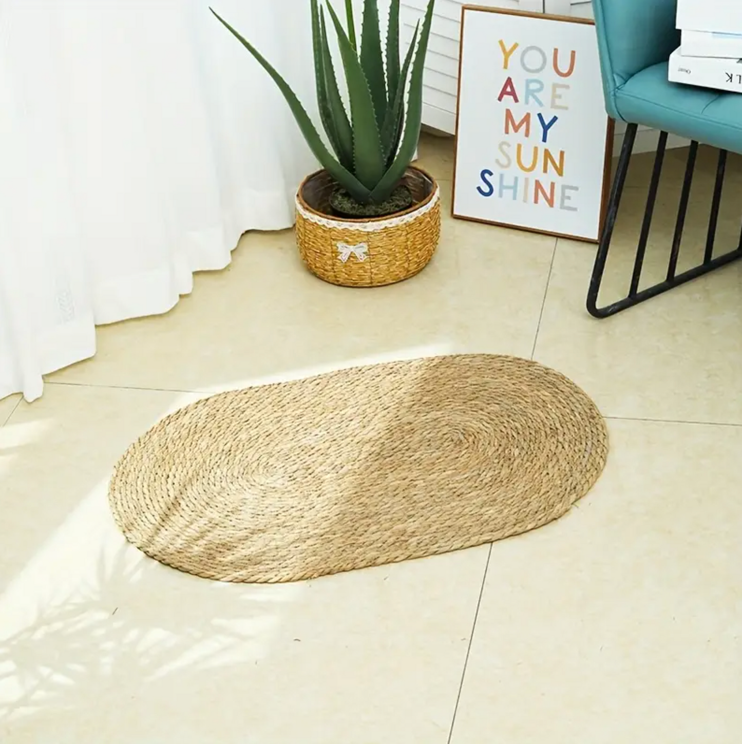 Welcome Mat Hand-Weaved