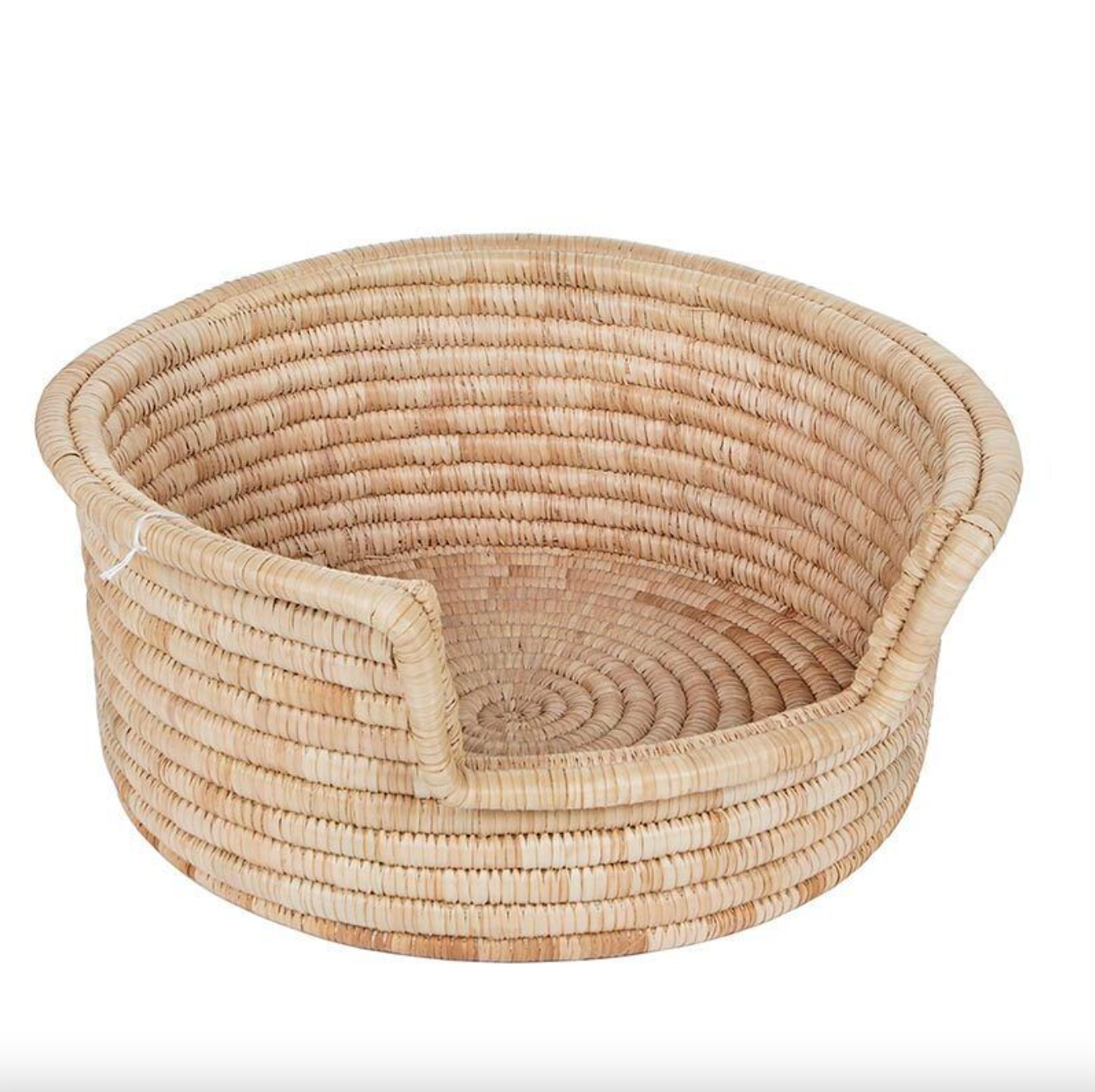 Pet Basket made from Malawi Cane dog cat warm cushion durable