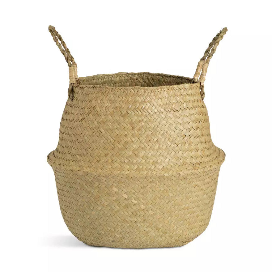 Seagrass Woven Belly Baskets