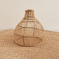 Bell Pendant Lampshade made from Malawi rattan cane - Medium