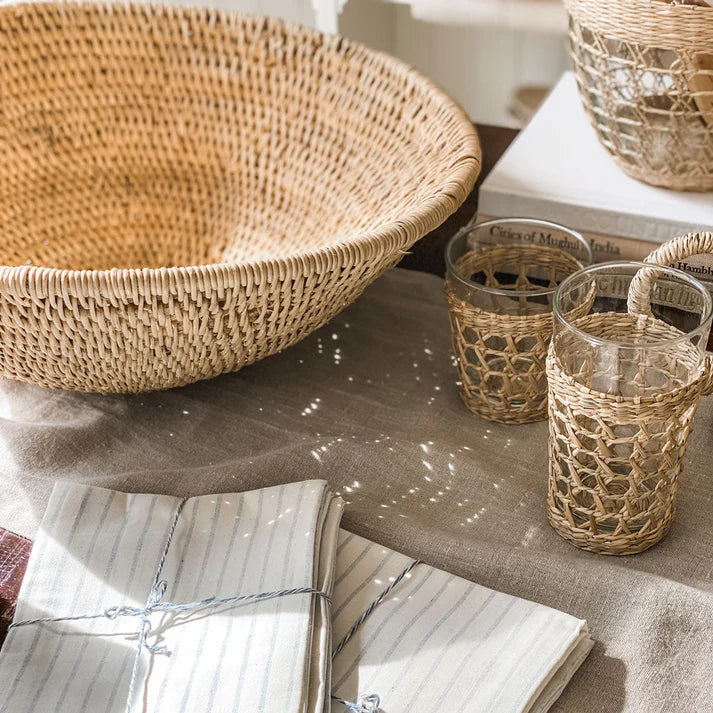 the Buhera Dish elevates any space with its natural charm and functionality. Whether used as a decorative accent or for storage, it adds an organic touch to your home. Perfect for everyday items and throws, displaying on a wall, or holding fruits and vegetables, the Buhera Dish is a stunning addition to your home.