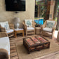 Classic One Seater Malawi Couch with Cushion set