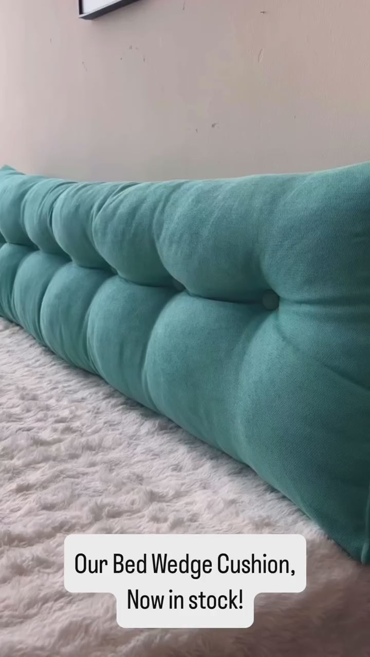 Bed wedge cushion pillow