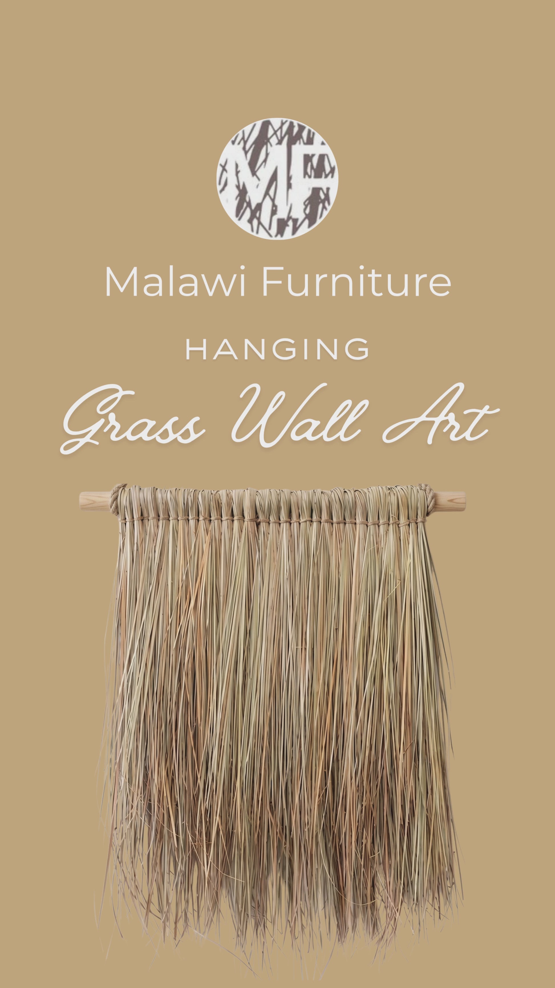 Hanging Grass Wall Decor