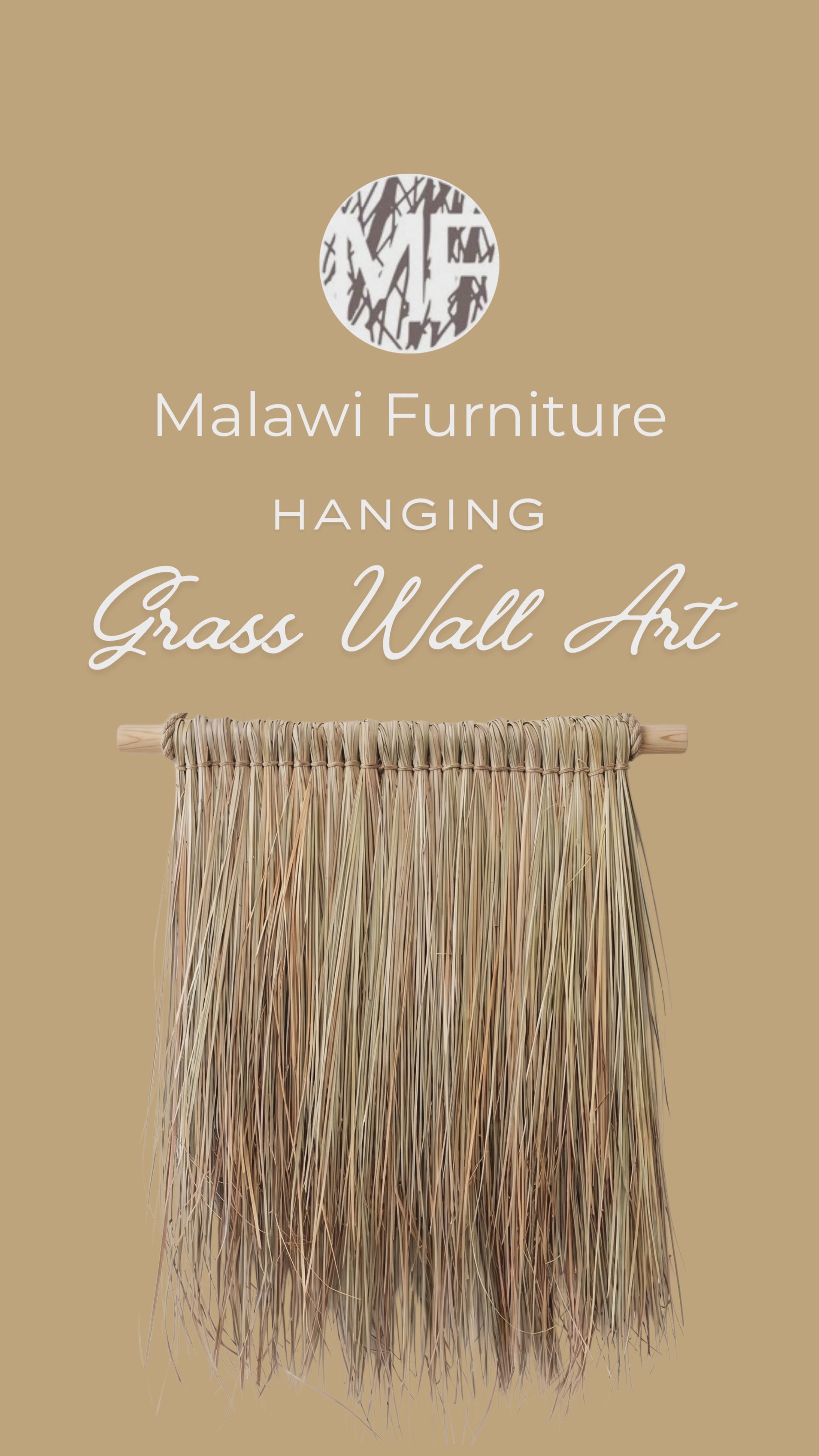 Hanging Grass Wall Decor