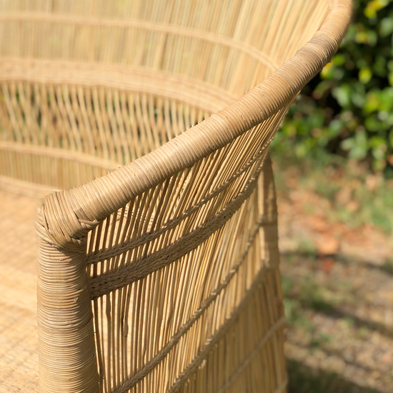 Traditional Malawi Cane Chair Malawi Furniture 100 Authentic