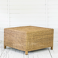 Classic Coffee Table (Square) Rattan weave Malawi Large
