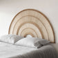 Malawi Halfmoon headboard handmade weaved cane rattan woven 